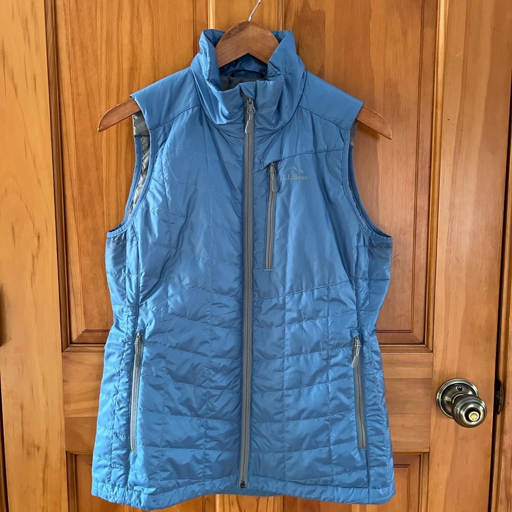 LLBEAN Blue Quilted Vest